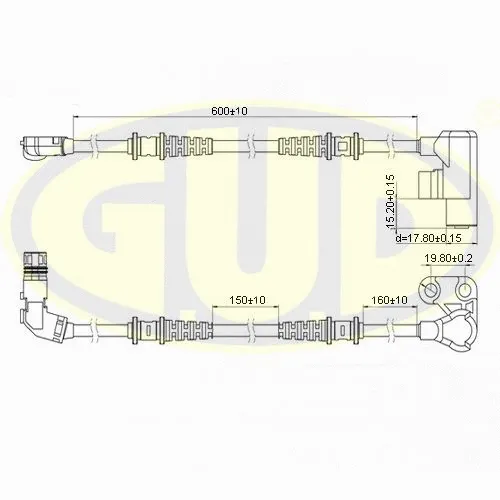 Sensor, wheel speed (GABS01320)