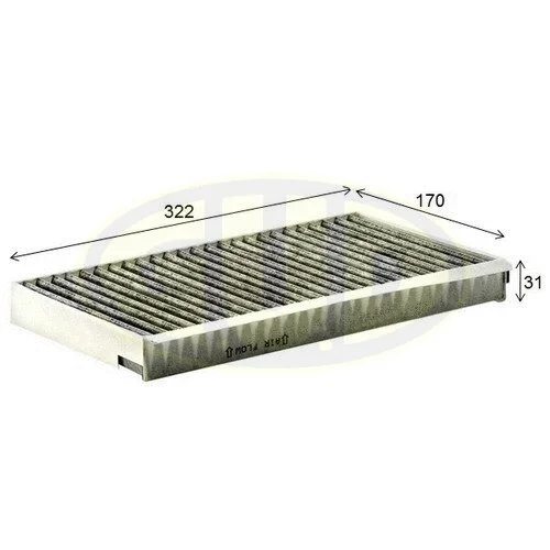 Filter, cabin air (GCF3139C)
