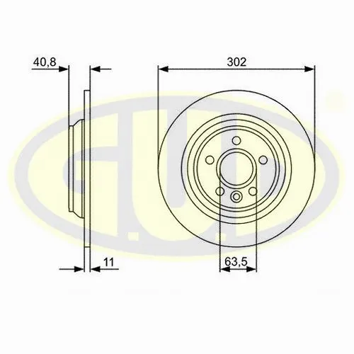 Brake Disc (GDB111147)
