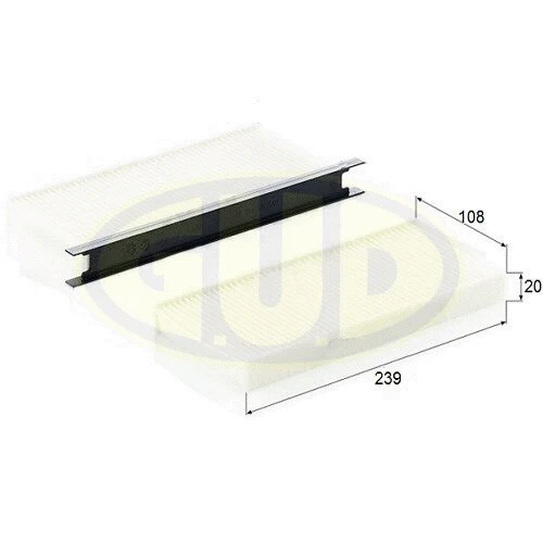 Filter, cabin air (GCF2418-2)