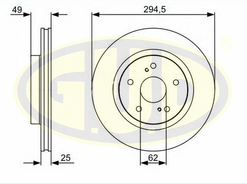 Brake Disc (GDB125190)