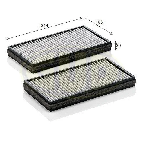 Filter, cabin air (GCF3124C-2)
