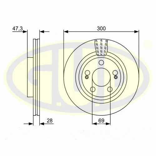 Brake Disc (GDB128234)