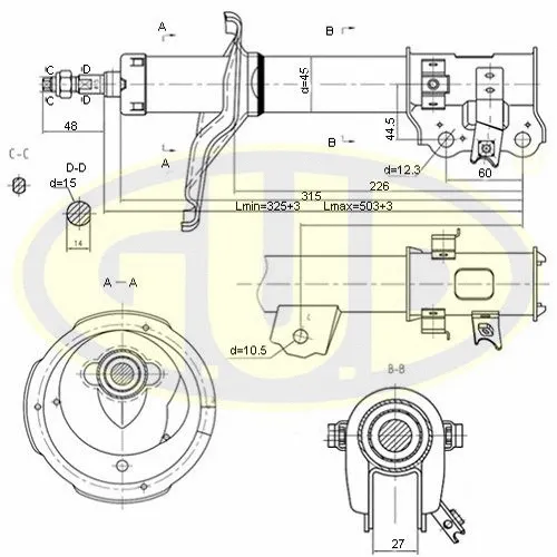 Shock Absorber (GSA333517)