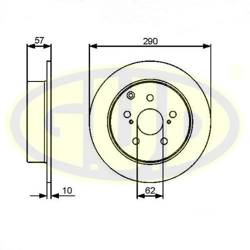 Brake Disc (GDB110320)