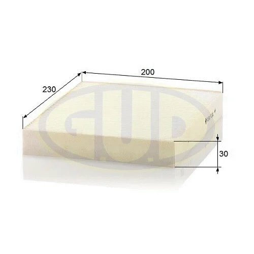 Filter, cabin air (GCF23003)