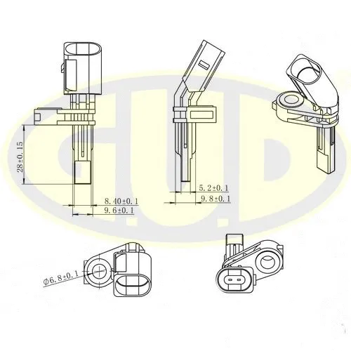 Sensor, wheel speed (GABS01019)