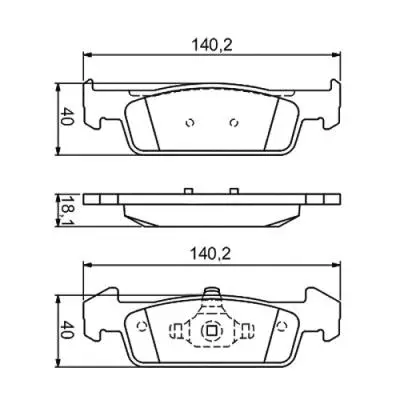 Brake Pad Set, disc brake (GBP154010)