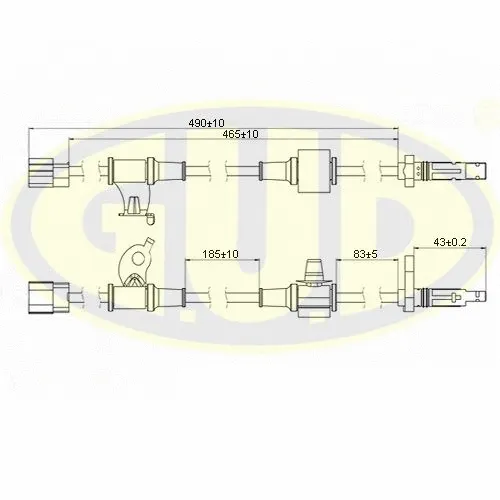 Sensor, wheel speed (GABS02564)