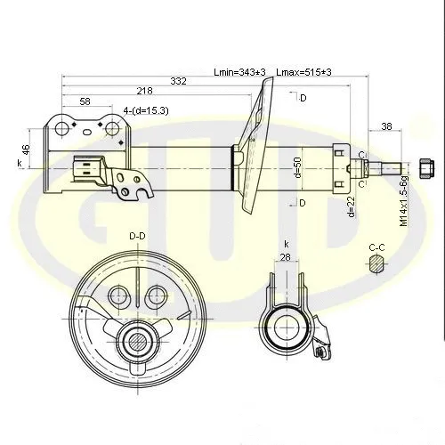 Shock Absorber (GSA334172)
