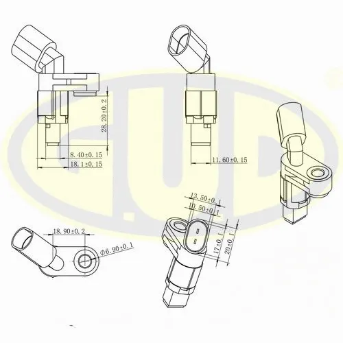 Sensor, wheel speed (GABS01024)