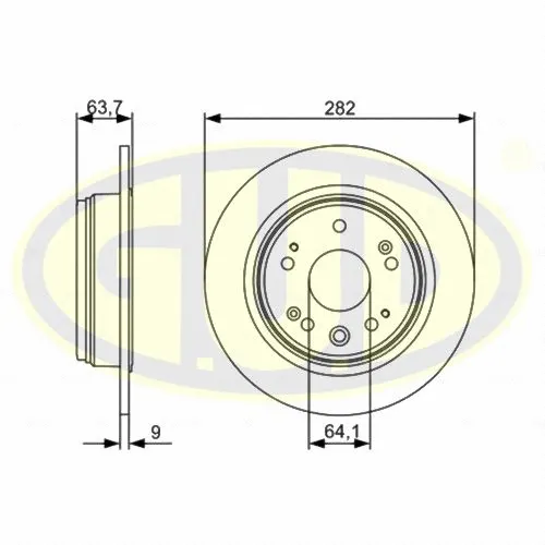 Brake Disc (GDB109144)