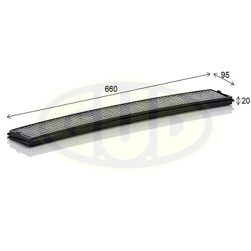 Filter, cabin air (GCF6724C)
