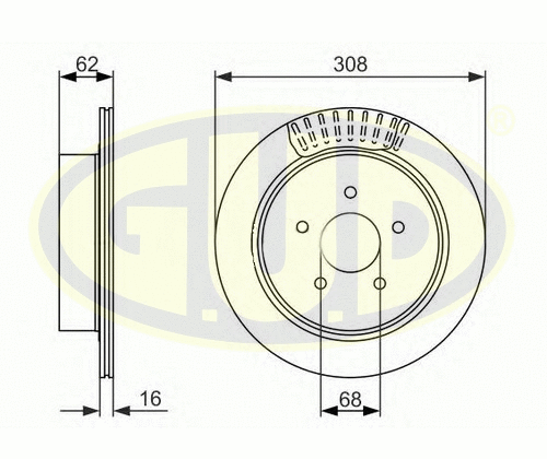 Brake Disc (GDB116122)