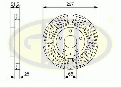 Brake Disc (GDB543123)