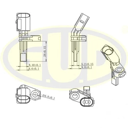 Sensor, wheel speed (GABS01102)