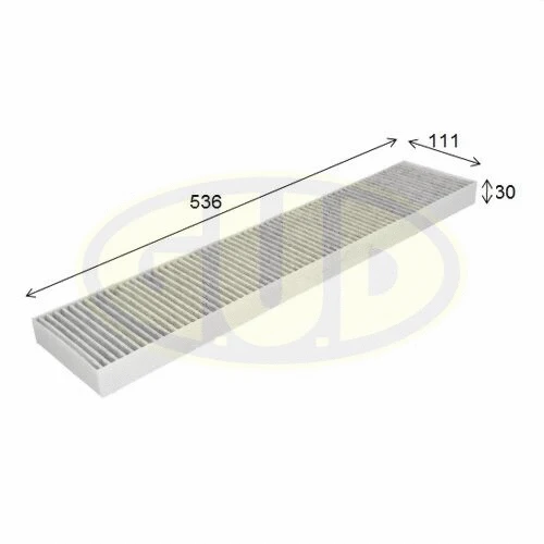 Filter, cabin air (GCF5480C)
