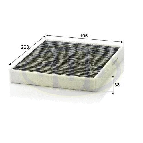 Filter, cabin air (GCF27009C)