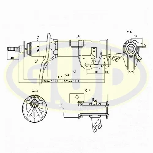 Shock Absorber (GSA334155)
