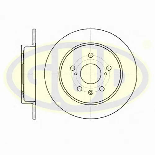 Brake Disc (GDB109167)