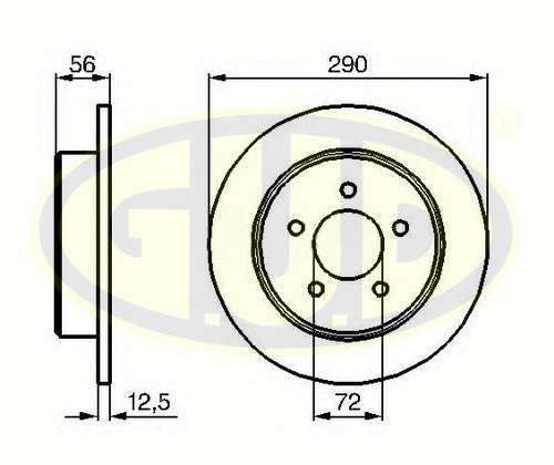 Brake Disc (GDB113196)