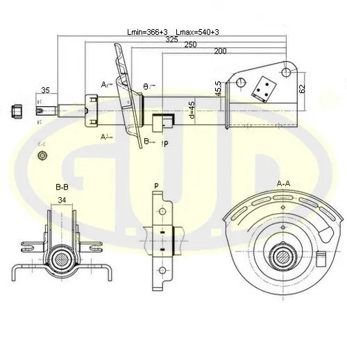 Shock Absorber (GSA333717)