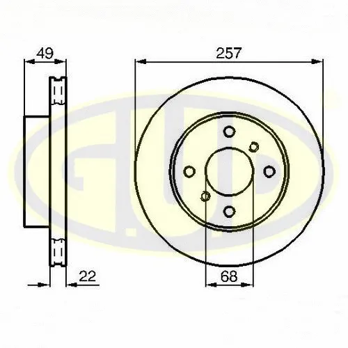 Brake Disc (GDB122146)