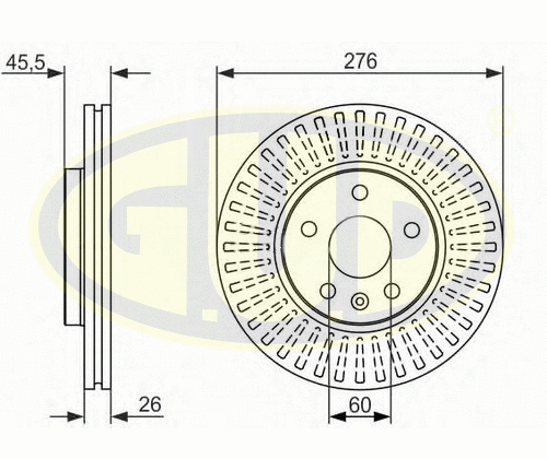 Brake Disc (GDB126165)