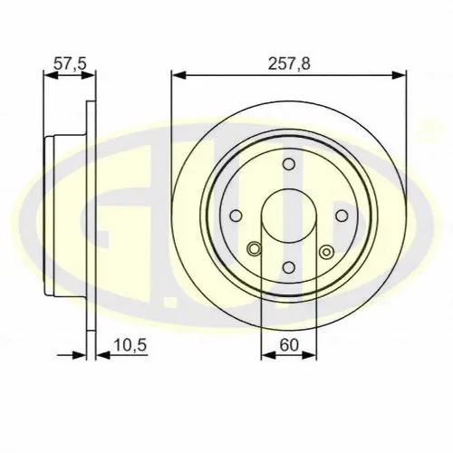Brake Disc (GDB110340)