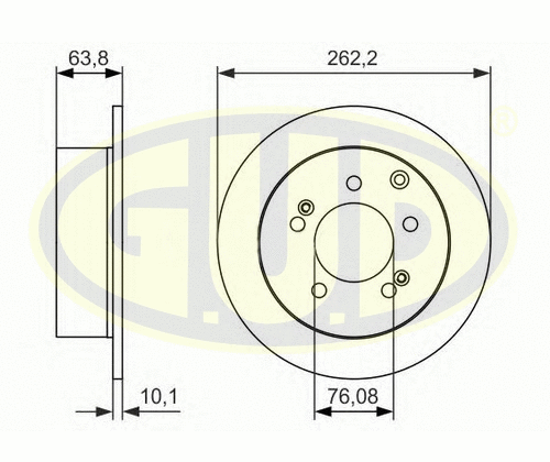 Brake Disc (GDB110362)