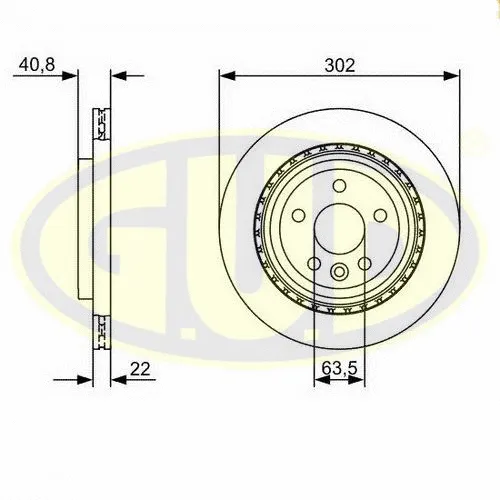 Brake Disc (GDB122259)