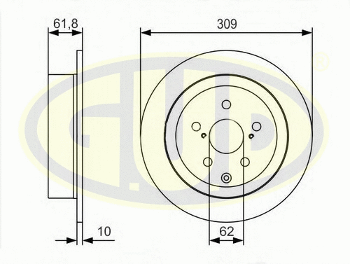 Brake Disc (GDB343225)