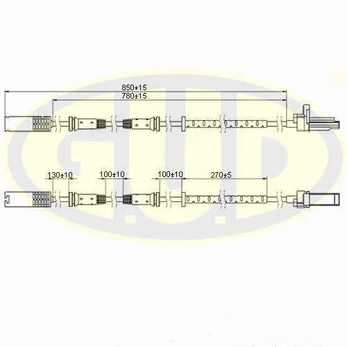 Sensor, wheel speed (GABS01204)