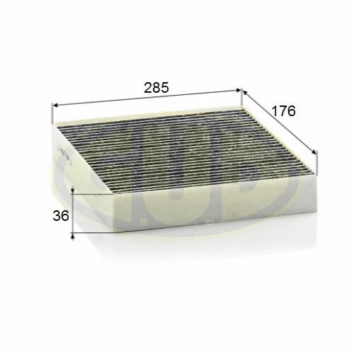 Filter, cabin air (GCF2940C)