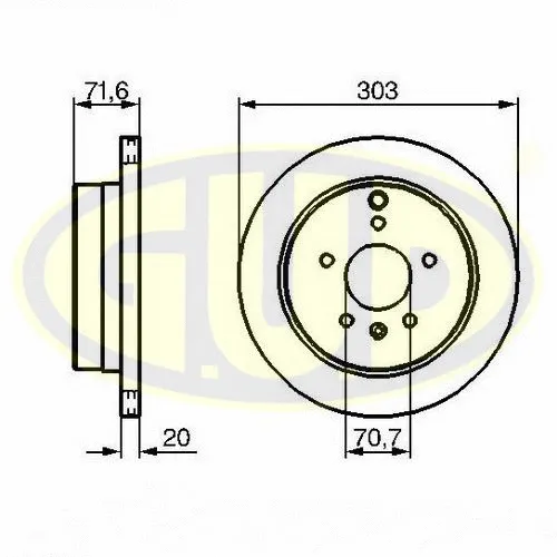 Brake Disc (GDB120209)
