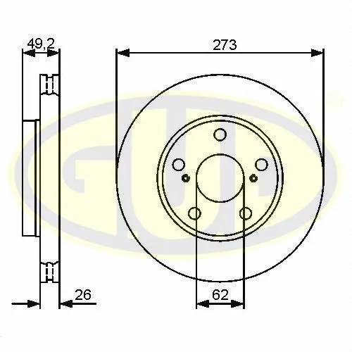 Brake Disc (GDB126148)