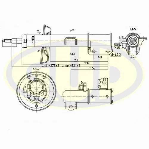 Shock Absorber (GSA333716)