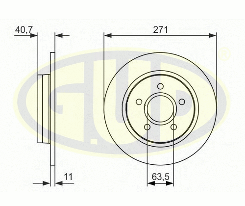 Brake Disc (GDB111171)