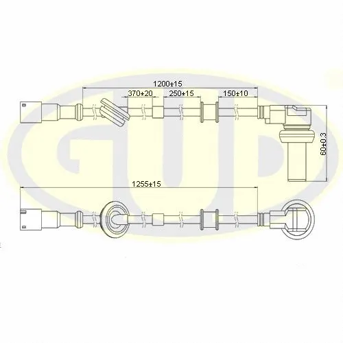 Sensor, wheel speed (GABS01008)