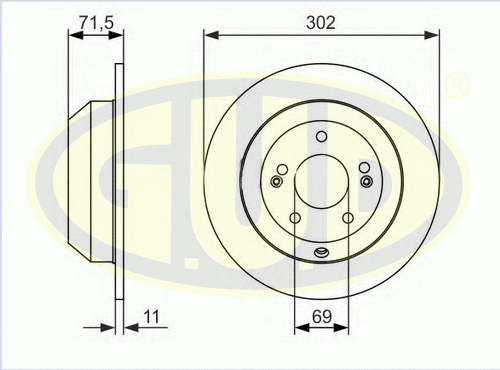 Brake Disc (GDB111170)
