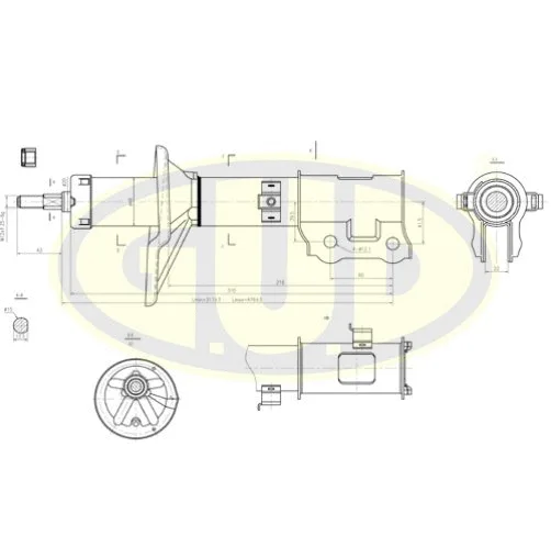 Shock Absorber (GSA333305)