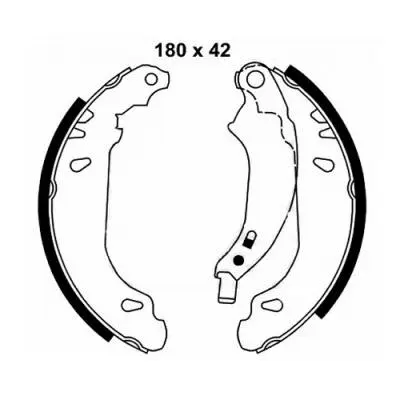 Brake Shoe Set (GBS407400)