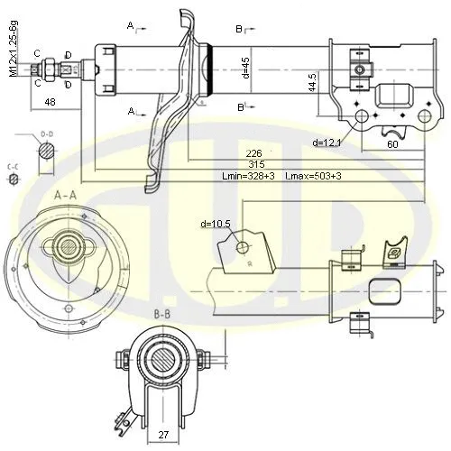 Shock Absorber (GSA333516)