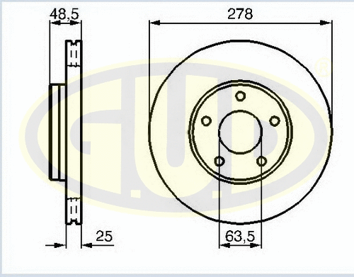 Brake Disc (GDB125199)