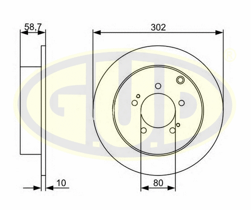 Brake Disc (GDB110330)