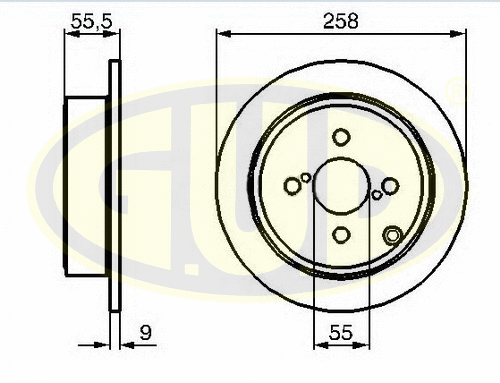 Brake Disc (GDB109138)