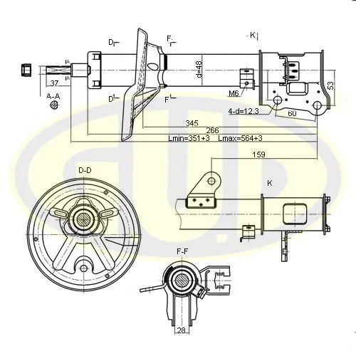 Shock Absorber (GSA333504)