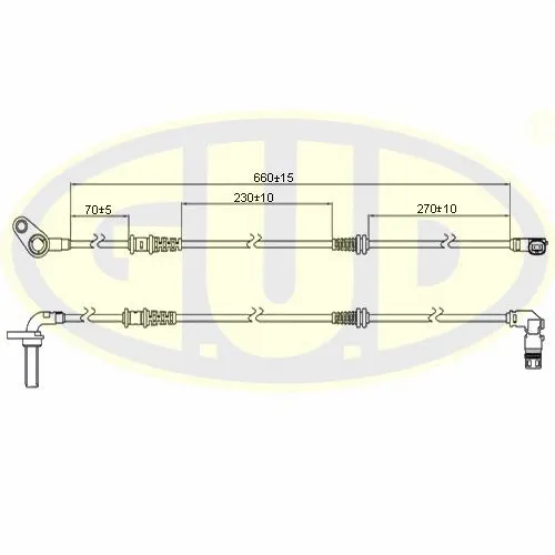 Sensor, wheel speed (GABS01442)