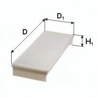 Filter, cabin air (WA60480)