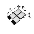 Filter, cabin air (WA60251)